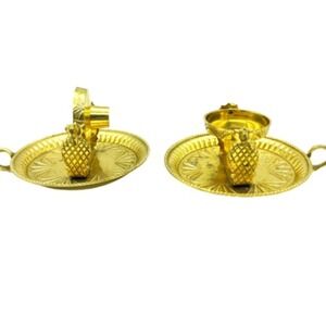 Vintage brass pineapple candleholders duel wall or tabletop